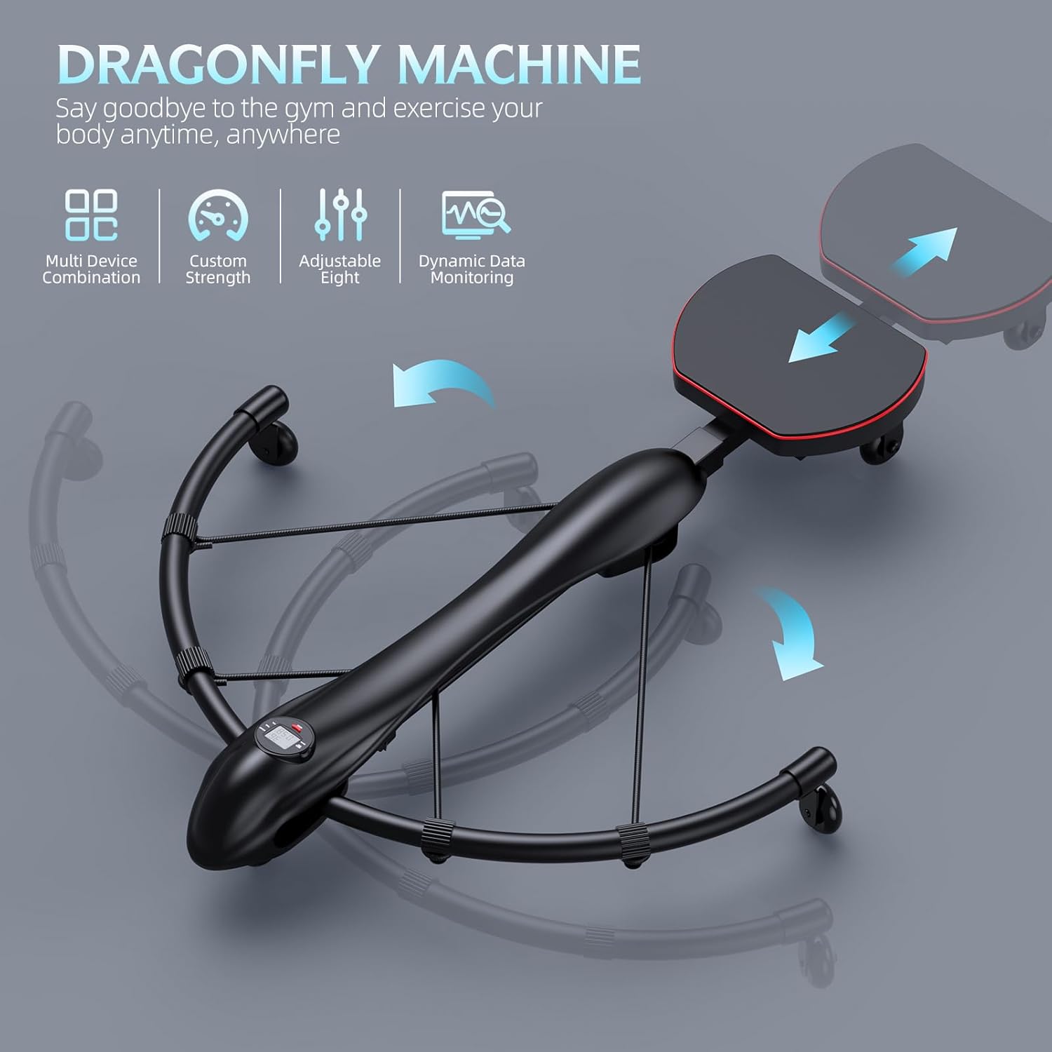 4-in-1 Dragonfly Rowing Machine