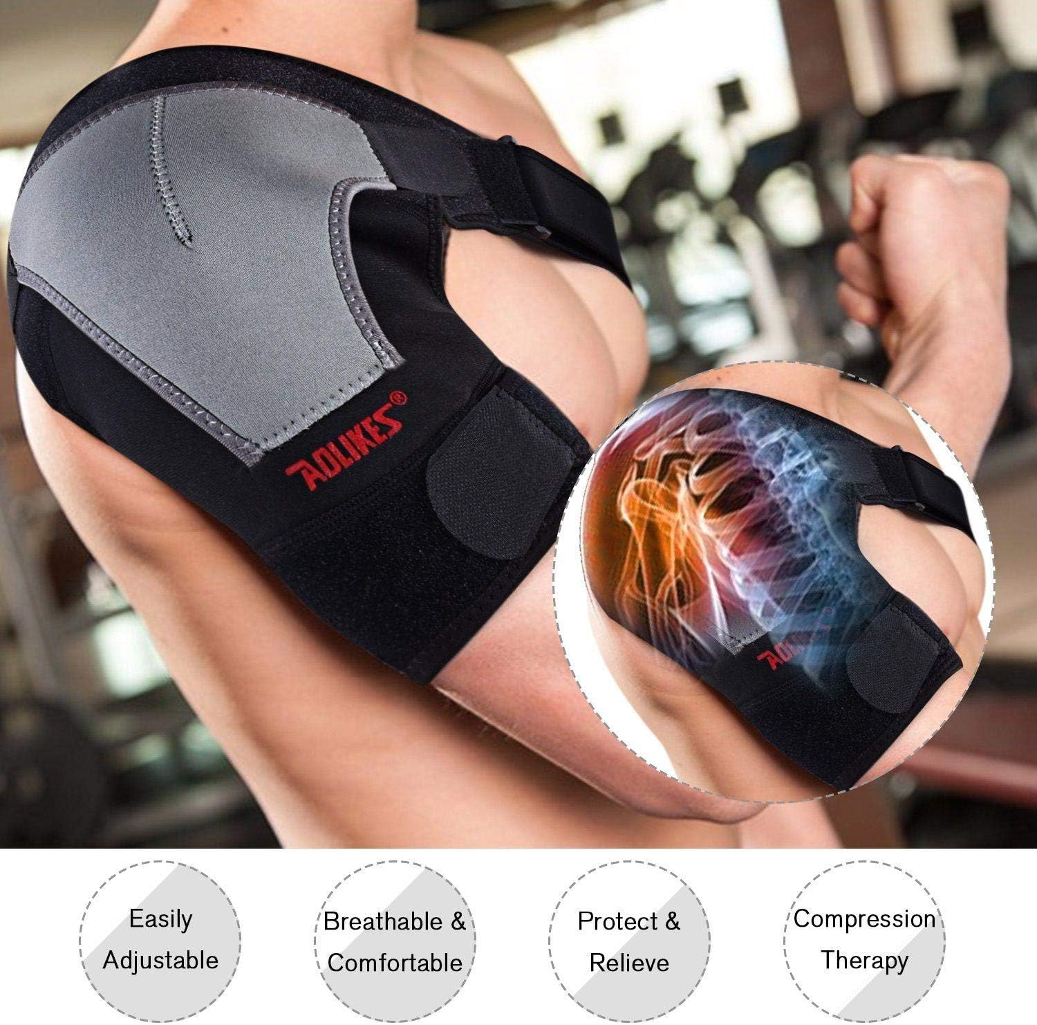 Shoulder Brace – Compression Support & Adjustable Straps