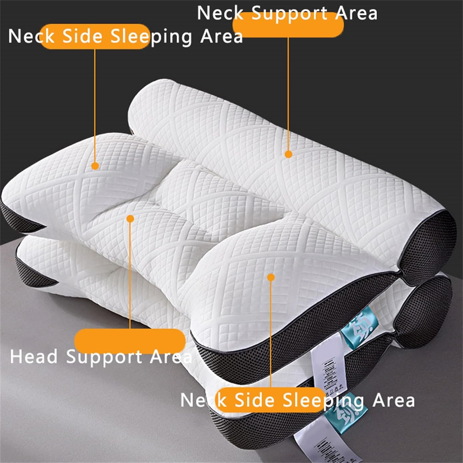 Ergonomic Orthopedic Neck Support Pillow for Sleep