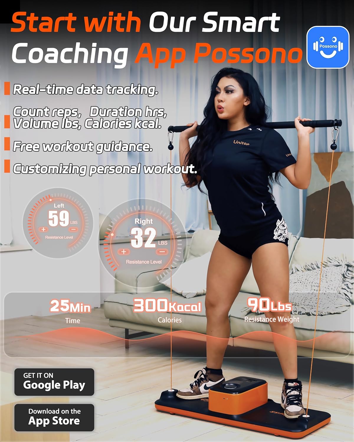 Smart Home Gym Cable Machine U-Trainer