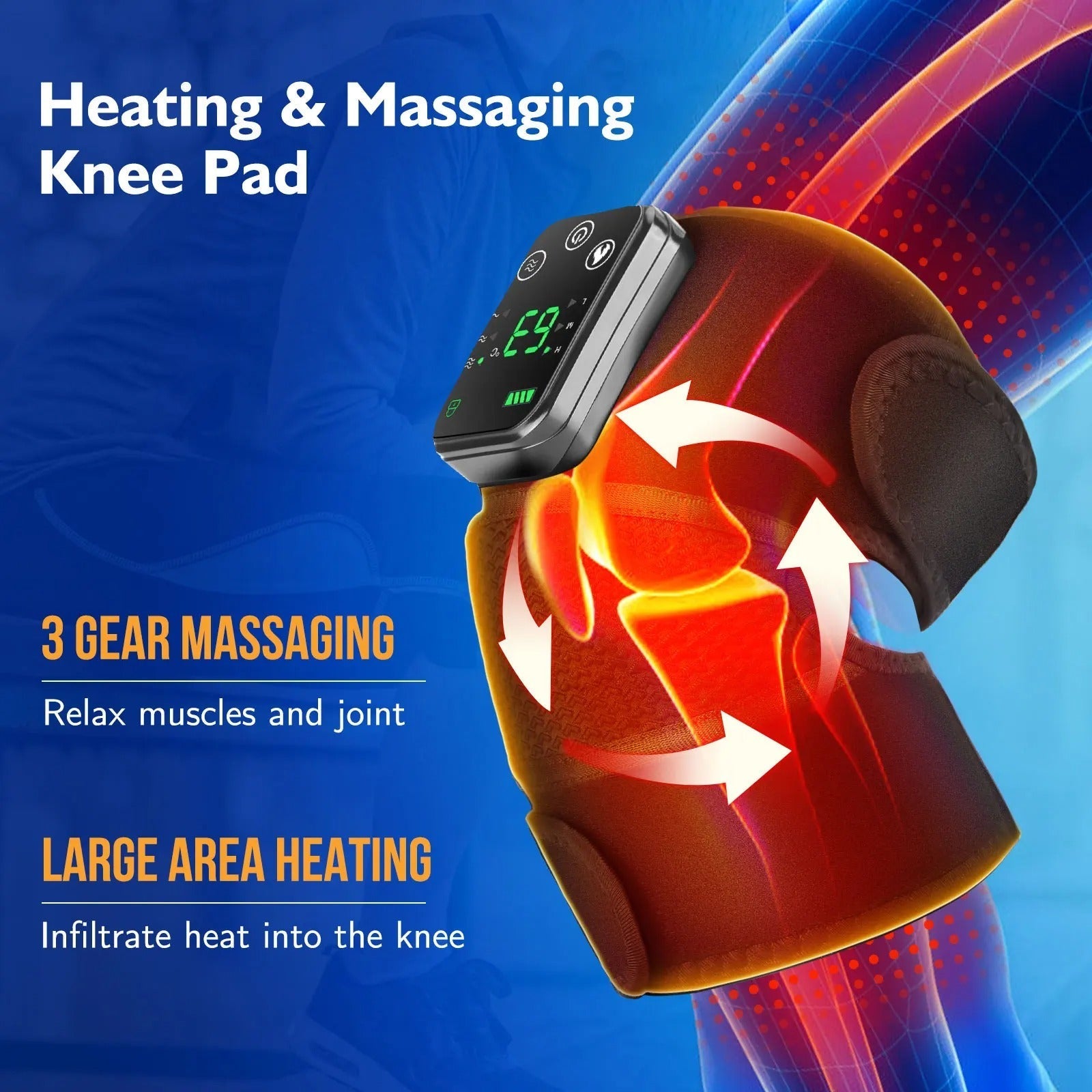 Electric Heating Massager for Shoulder, Knee & Elbow
