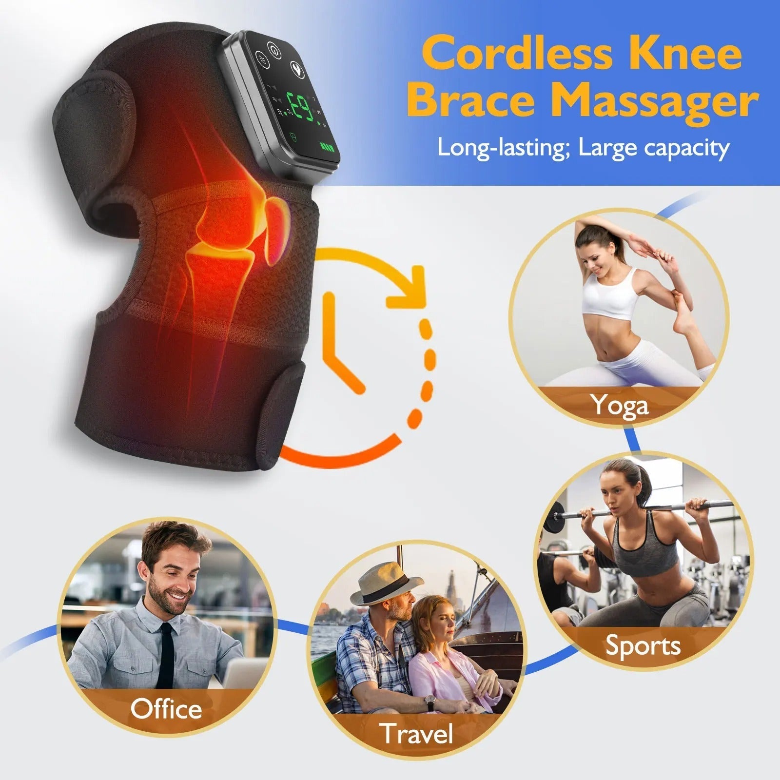 Electric Heating Massager for Shoulder, Knee & Elbow