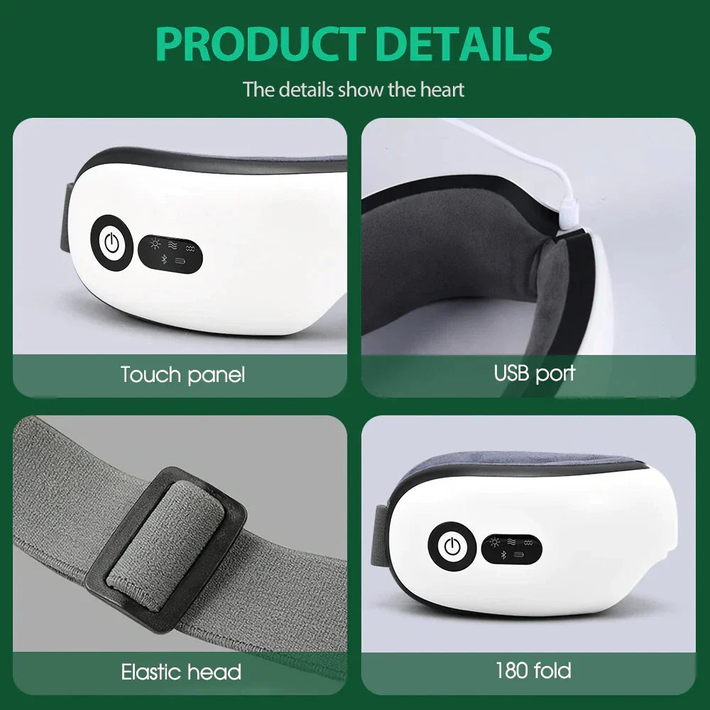 Eye Massager with Heat and Vibration