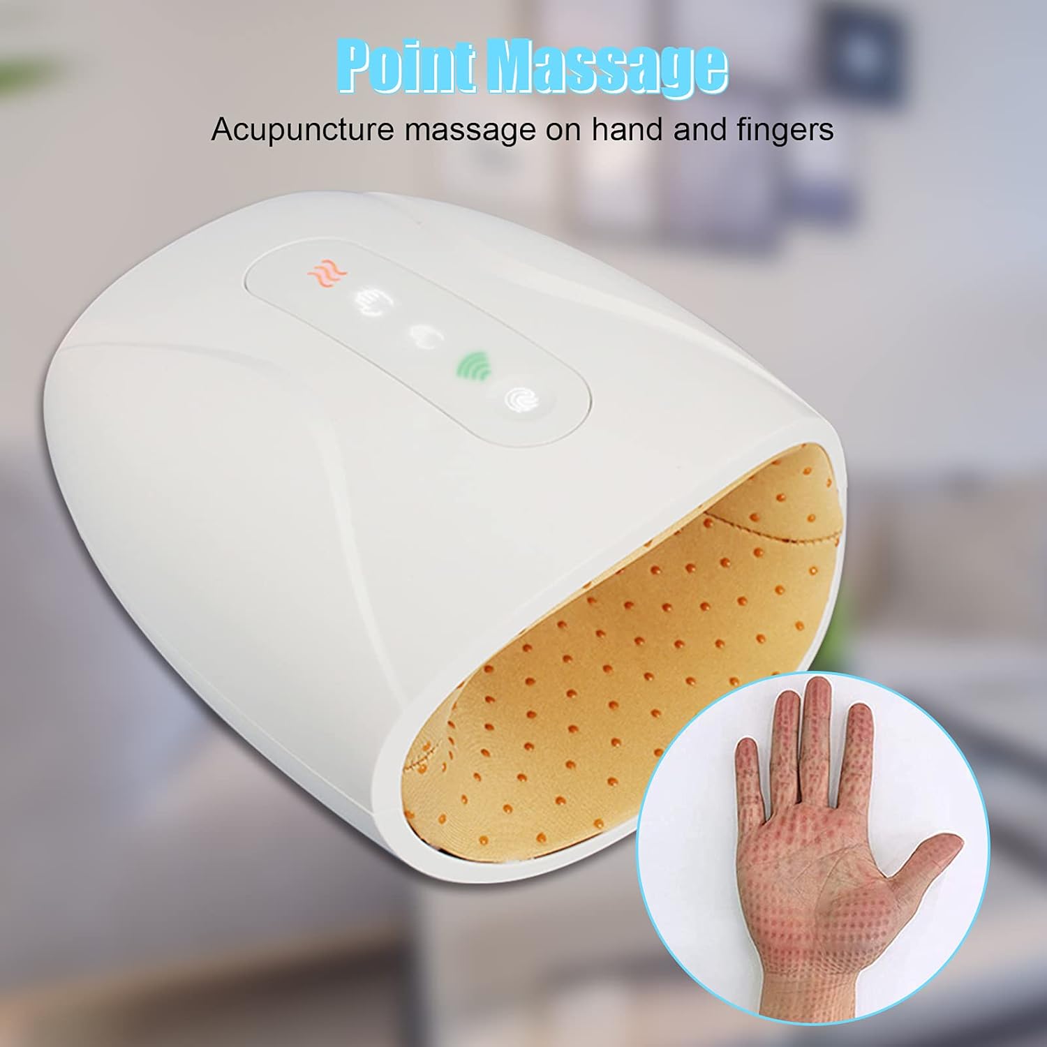 Electric Hand Massager with Heat – Cordless 4D Hand Spa