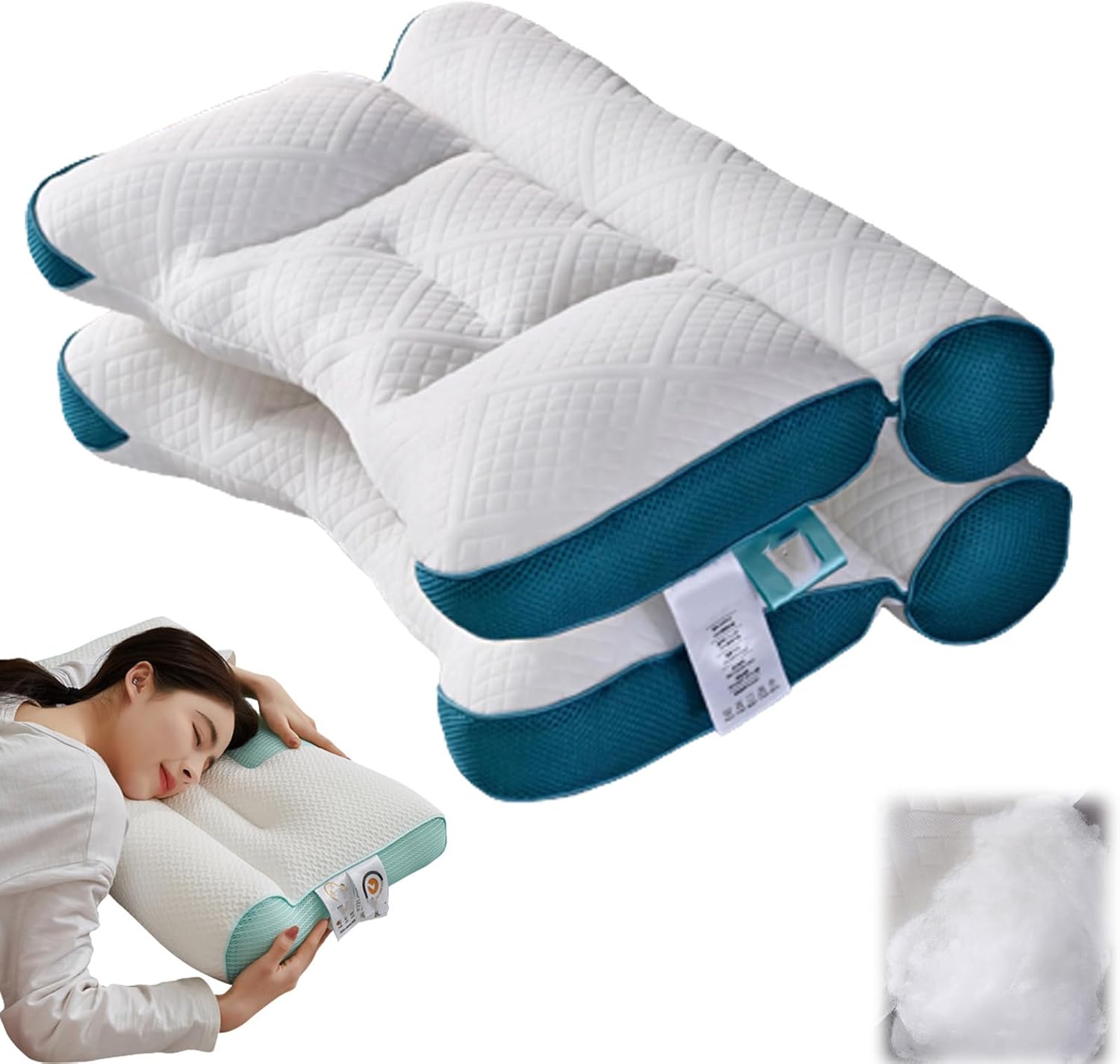 Ergonomic Orthopedic Neck Support Pillow for Sleep