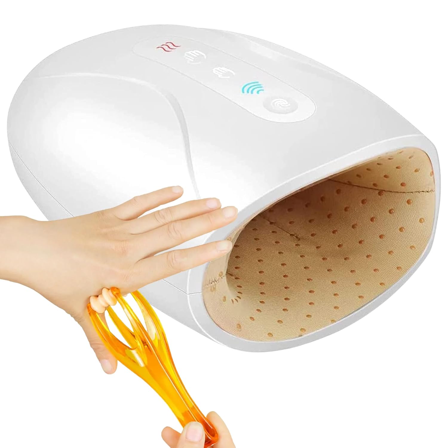 Electric Hand Massager with Heat – Cordless 4D Hand Spa