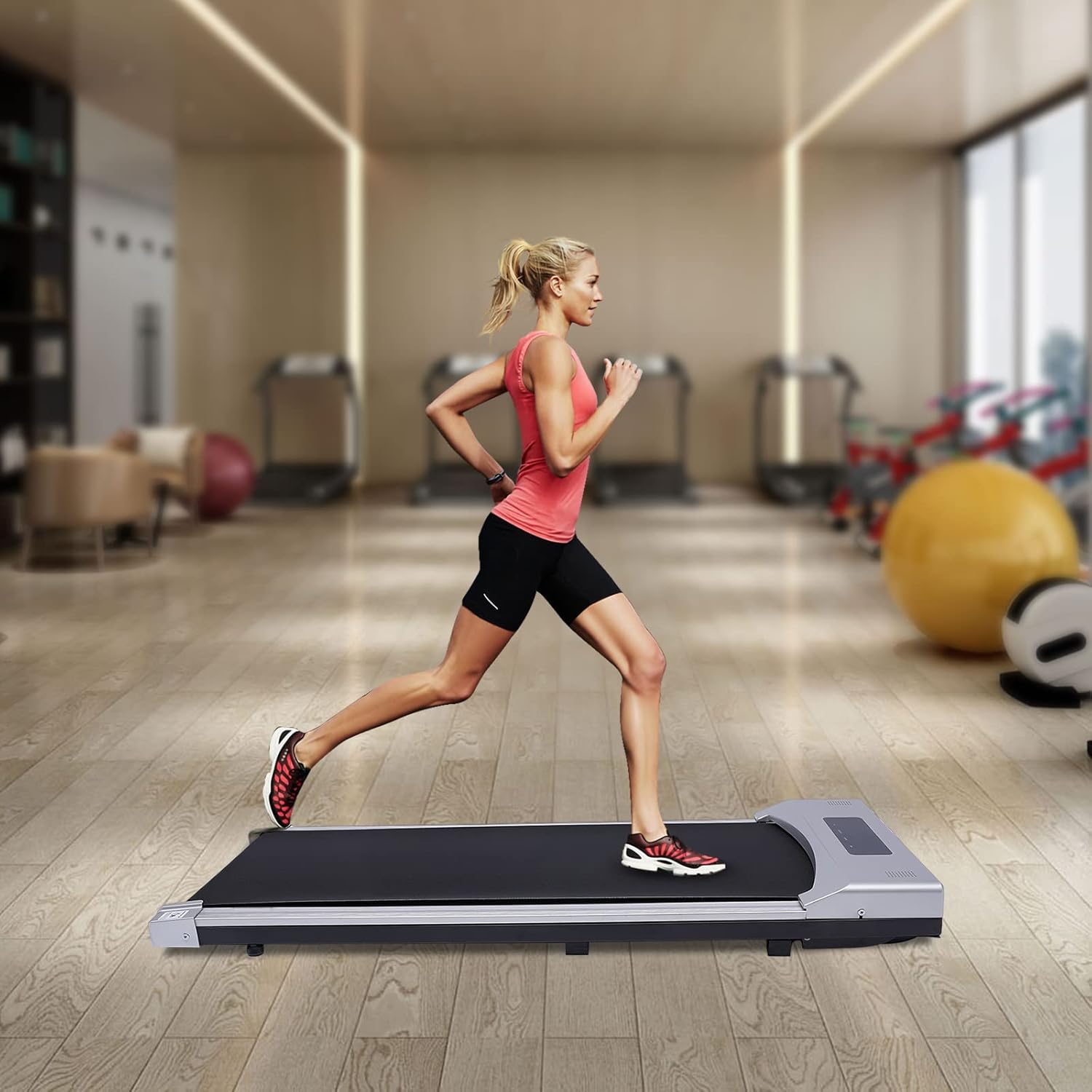Portable Under Desk Walking Pad Treadmill with Remote
