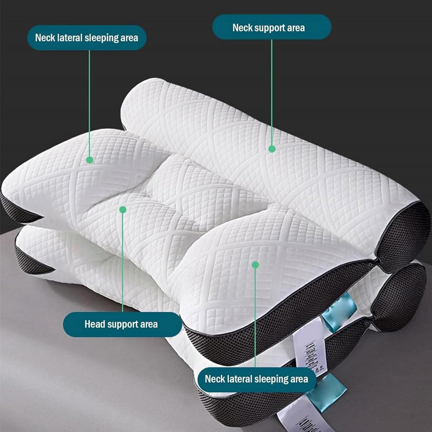 Ergonomic Orthopedic Neck Support Pillow for Sleep
