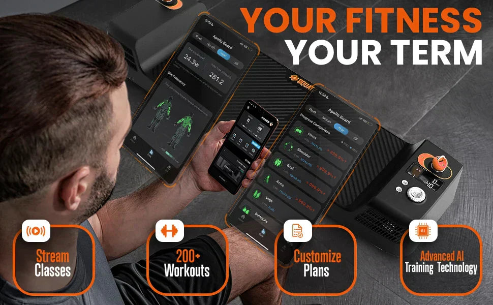 Apollo Board Mini – Smart Cable Home Gym 150 lb