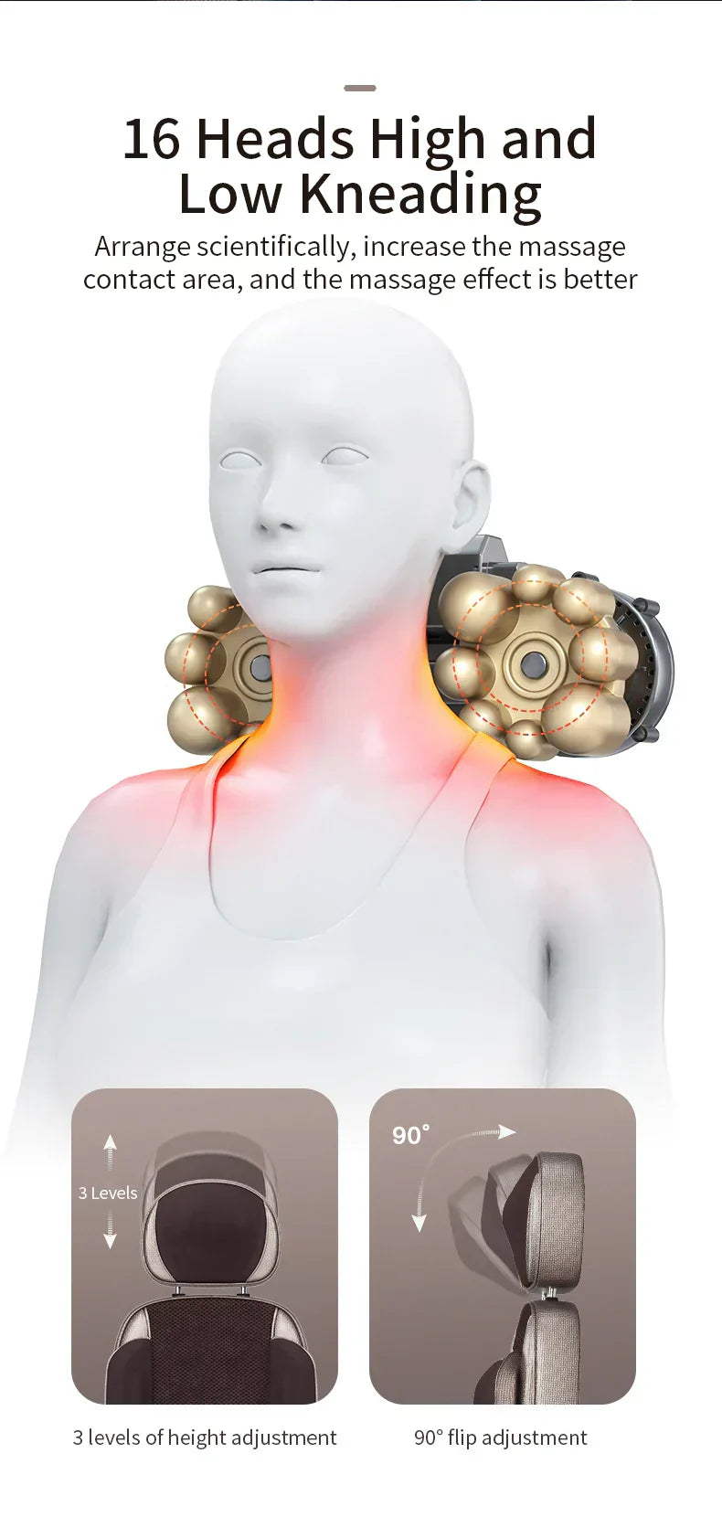 Electric Full Body Massage Chair – Shiatsu & Heating