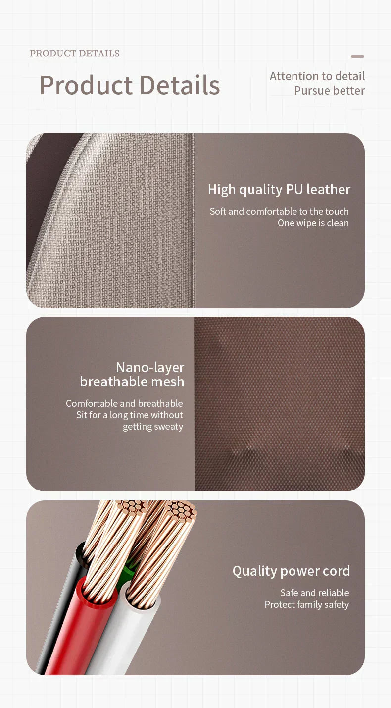 Electric Full Body Massage Chair – Shiatsu & Heating