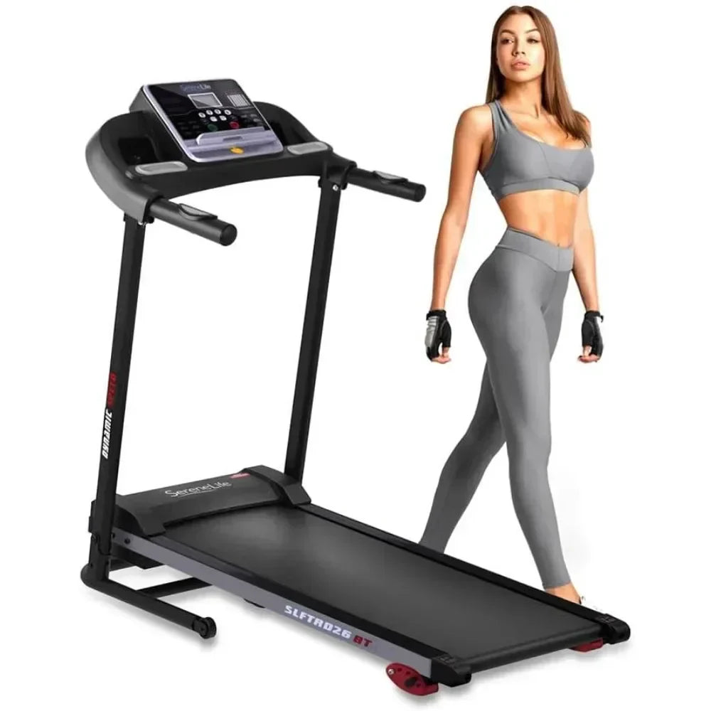 Folding Electric Treadmill with LCD & Bluetooth